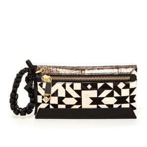 Rafe New York • Celia Genuine Calf Hair Wristlet